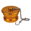 John Morris Male Blank Cap with Stainless Steel Chain