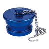 John Morris Male Blank Cap with Stainless Steel Chain