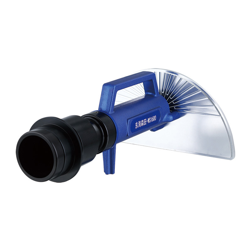 Water curtain nozzle operating in an industrial facility